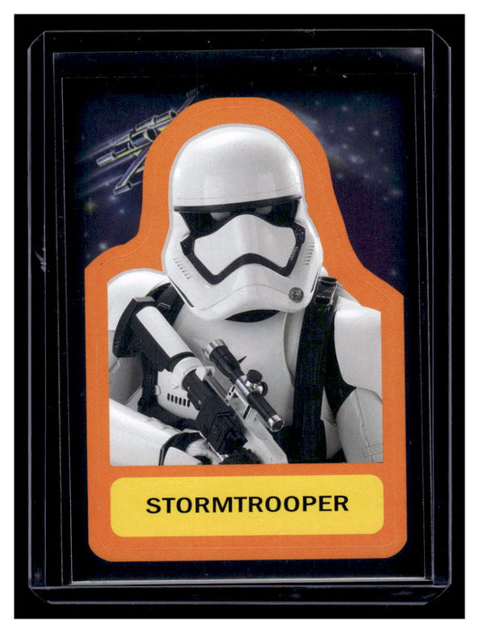 2015 Topps Star Wars Journey to The Force Awakens Stickers Stormtrooper #S-8