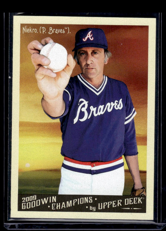 2009 Upper Deck Goodwin Champions #40 Phil Niekro (Atlanta Braves)