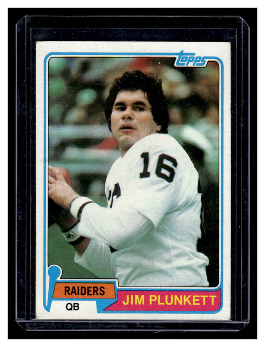 1981 Topps #135 Jim Plunkett (Oakland Raiders)