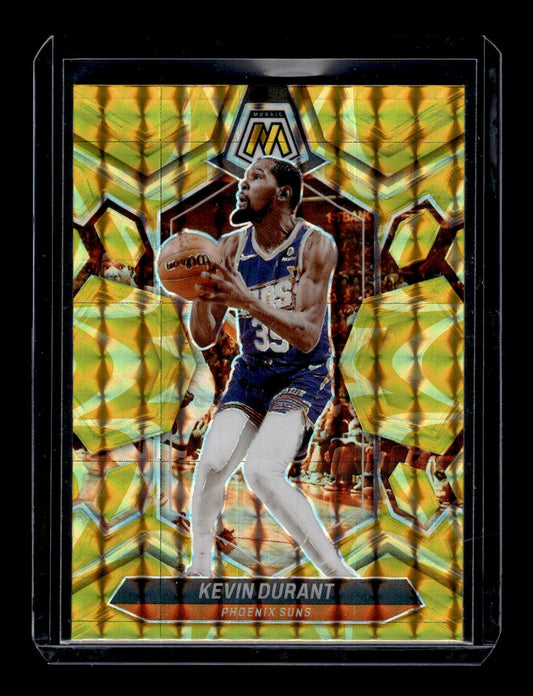 2023-24 Panini Mosaic Reactive Yellow #180 Kevin Durant (Phoenix Suns)