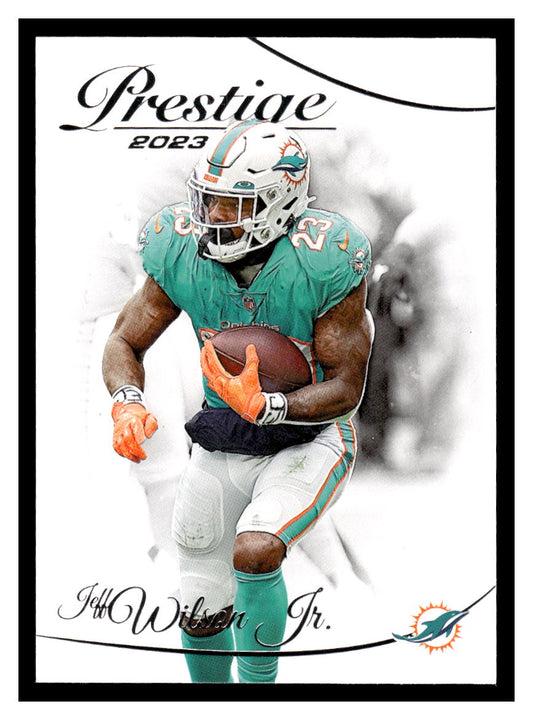 2023 Panini Prestige #183 Jeff Wilson jr. (Miami Dolphins)