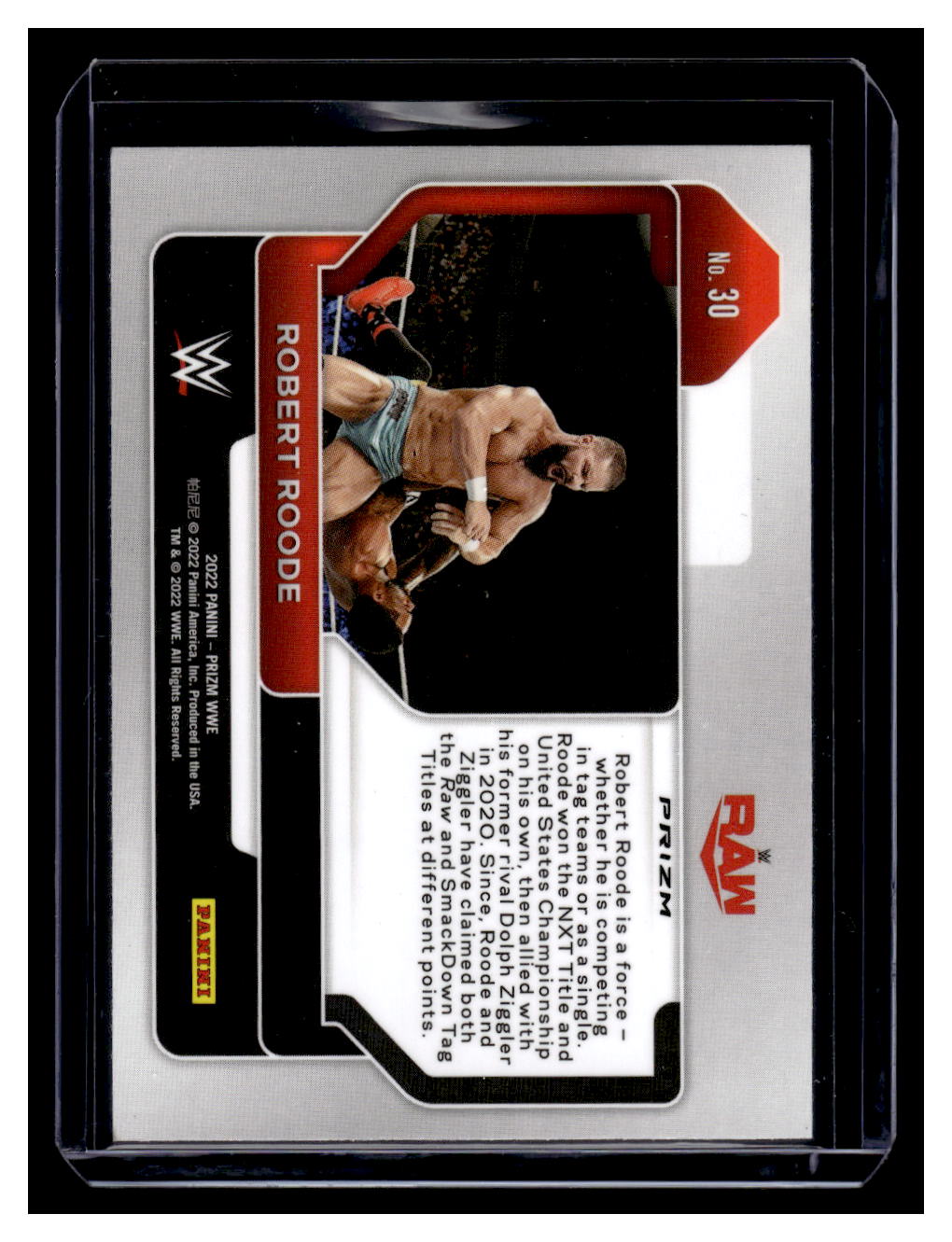 2022 Panini Prizm WWE Green Robert Roode #30