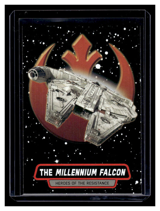 2015 Topps Star Wars Journey to The Force Awakens The Millennium Falcon #R-8