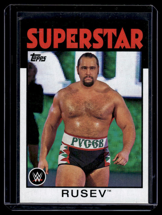 2016 Topps Heritage WWE Superstar Rusev #30