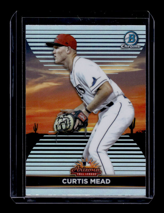 2022 Bowman Chrome "2021 AFL Fall Stars" #AFLS-16 Curtis Mead (Tampa Bay Rays)