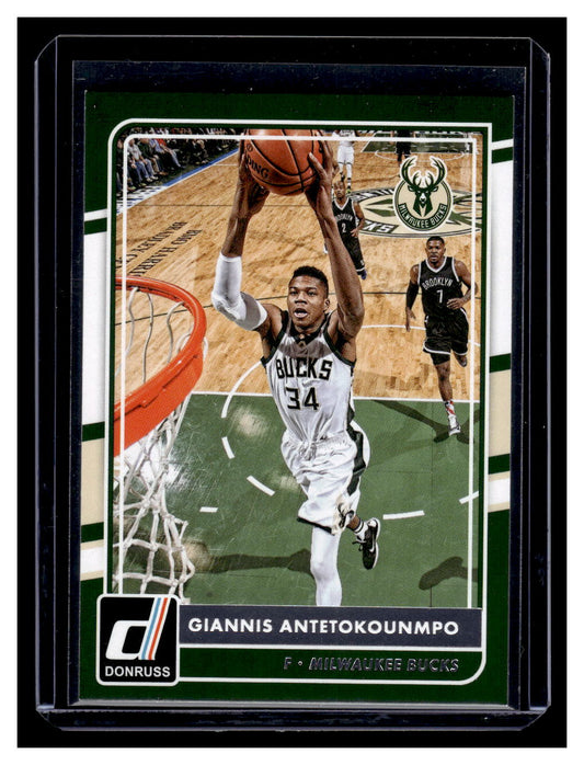 2015-16 Donruss #176 Giannis Antetokounmpo (Milwaukee Bucks)