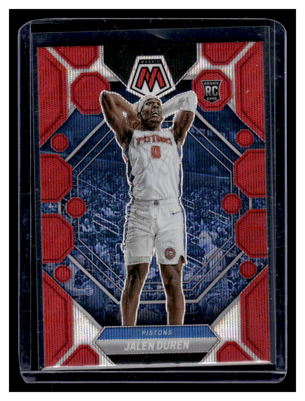 2022-23 Panini Mosaic #225 Jalen Duren Rookie RC (Detroit Pistons)