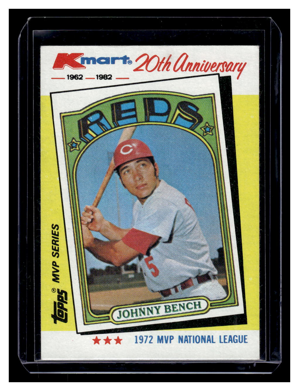 1982 Topps Kmart 20th Anniversary #22 Johnny Bench (Cincinnati Reds)