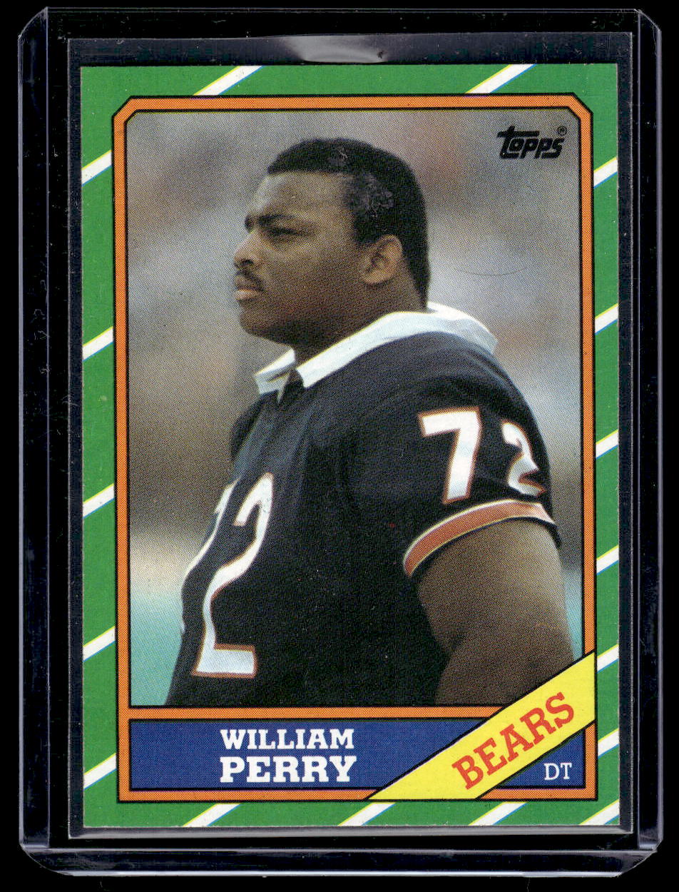 1986 Topps #20 William Perry Rookie Card (Chicago Bears)