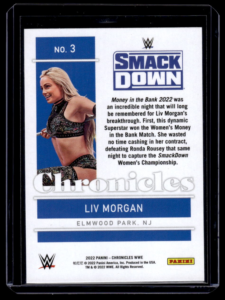 2022 Panini Chronicles WWE Live Morgan #3