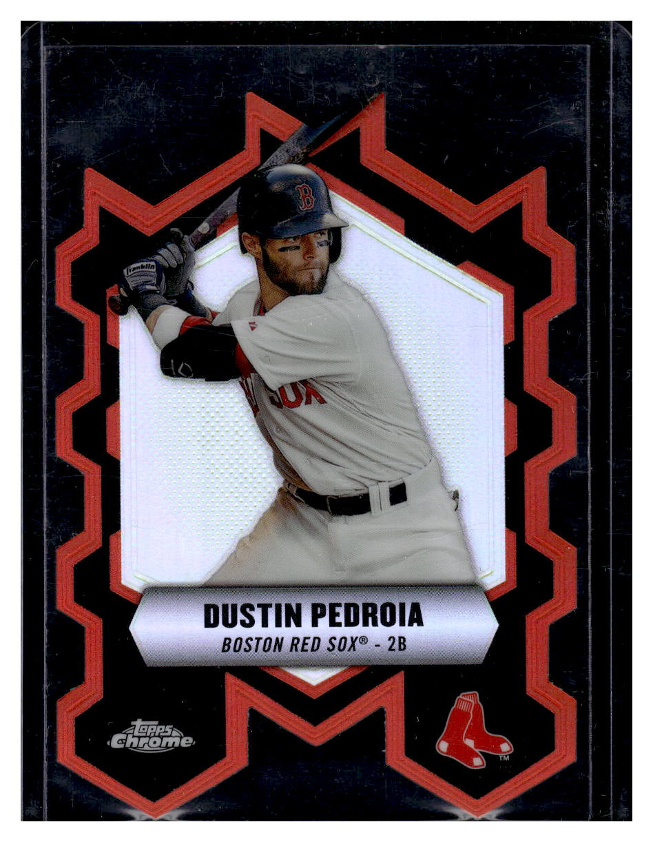 2013 Topps Chrome "Chrome Connections" Die-Cut #CC-DPE Dustin Pedroia (Boston Red Sox)