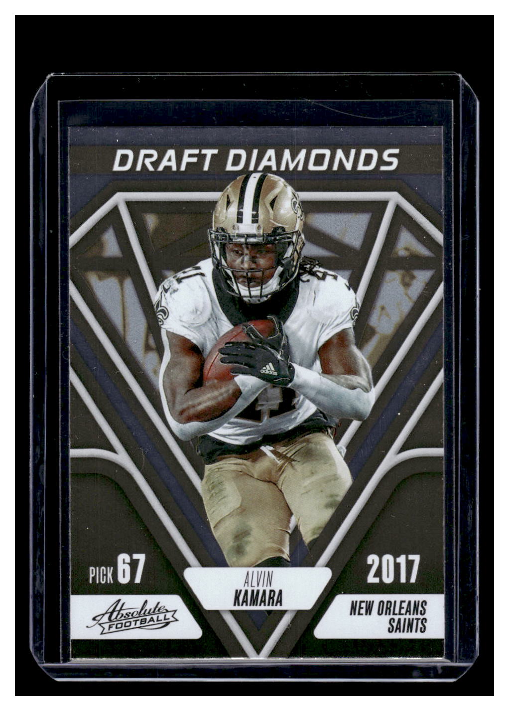 2023 Absolute "Draft Diamonds" #6 Alvin Kamara (New Orleans Saints)