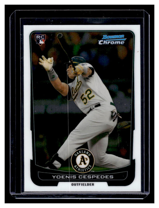 2012 Bowman Chrome #44 Yoenis Cespedes Rookie RC (Oakland A's)