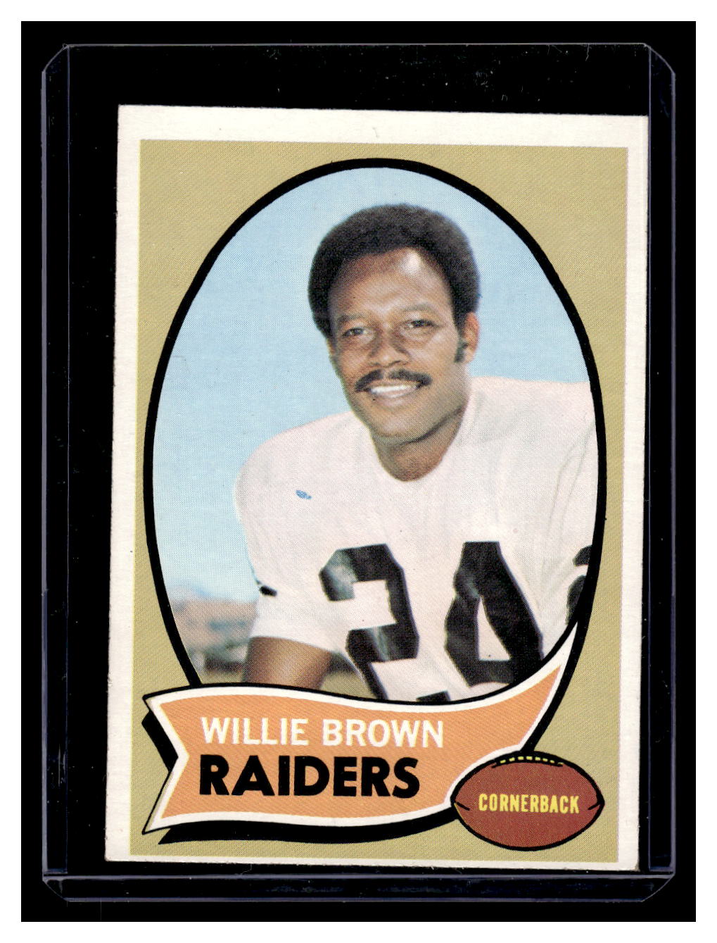 1970 Topps #144 Willie Brown (Oakland Raiders0