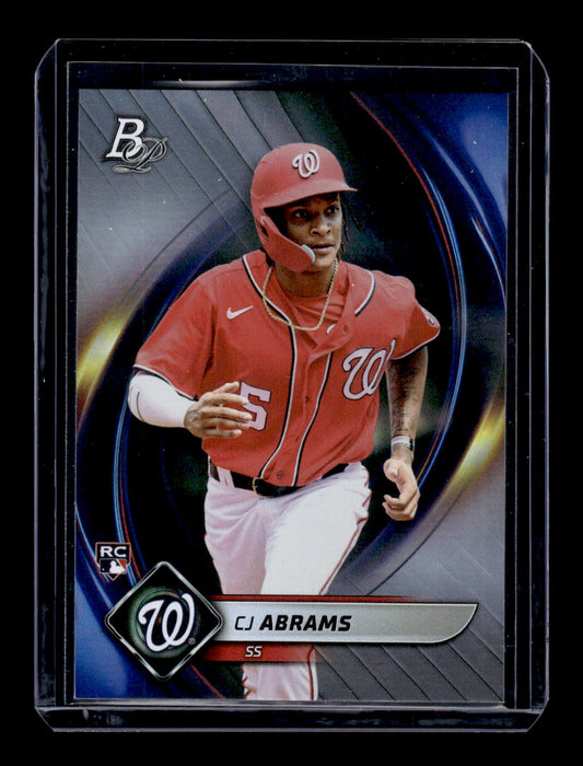 2022 Bowman Platinum #14 CJ Abrams RC Rookie (Washington Nationals)