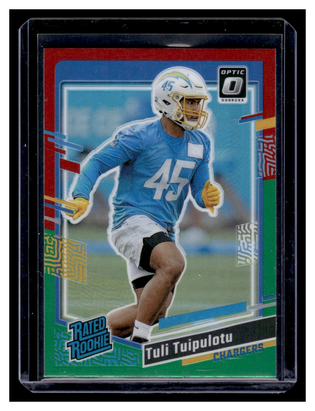 2023 Donruss Rated Rookies #354 Tuli Tuipulotu (San Diego Chargers)