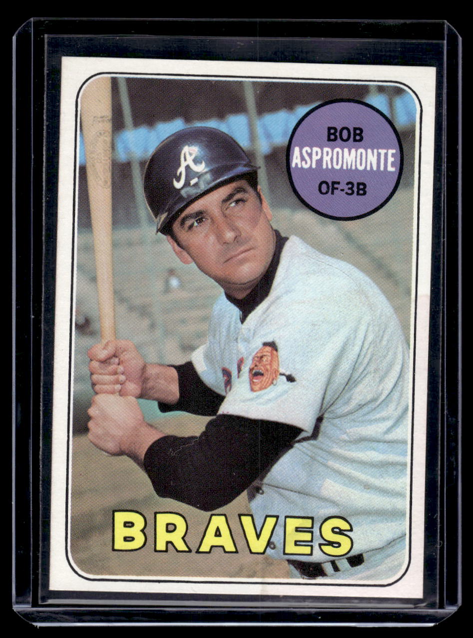 1969 Topps Bob Aspromonte #542 (Atlanta Braves)