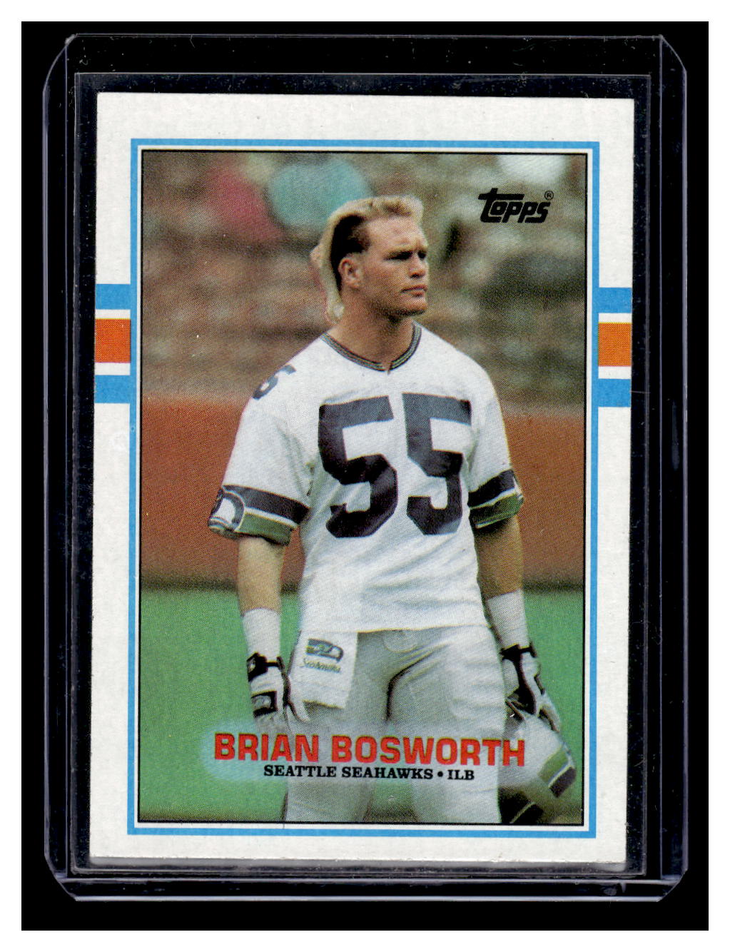 1989 Topps #13 Brian Bosworth (Seattle Seahawks)