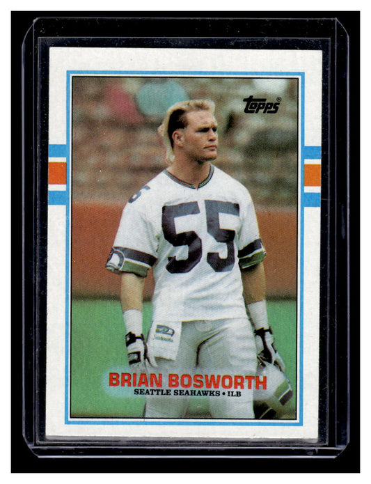 1989 Topps #13 Brian Bosworth (Seattle Seahawks)