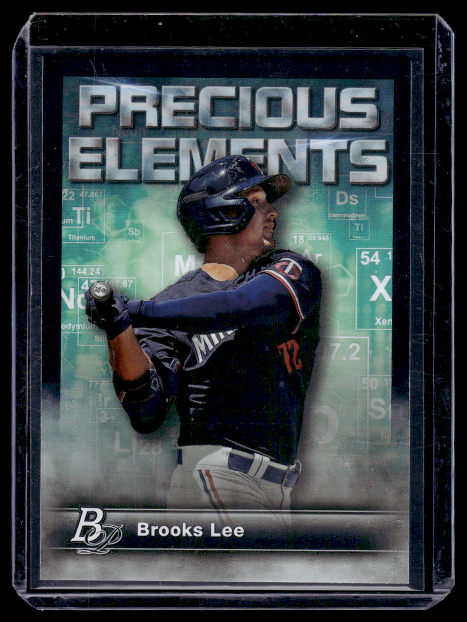 2023 Bowman Platinum "Precious Elements" #PE-23 Brooks Lee (Minnesota Twins)