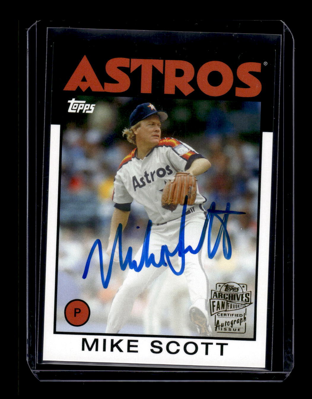 2017 Topps Archives Fan Favorites Autographs #FFAMS Mike Scott (Houston Astros)