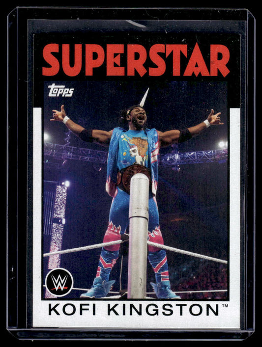 2016 Topps Heritage WWE Superstar Kofi Kingston #24