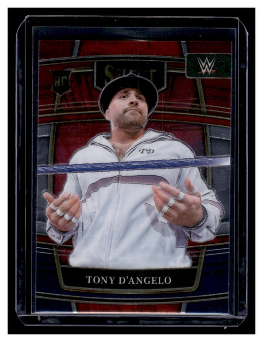 2022 Panini Select WWE "Red and Blue" Tony D'Angelo Rookie RC #98