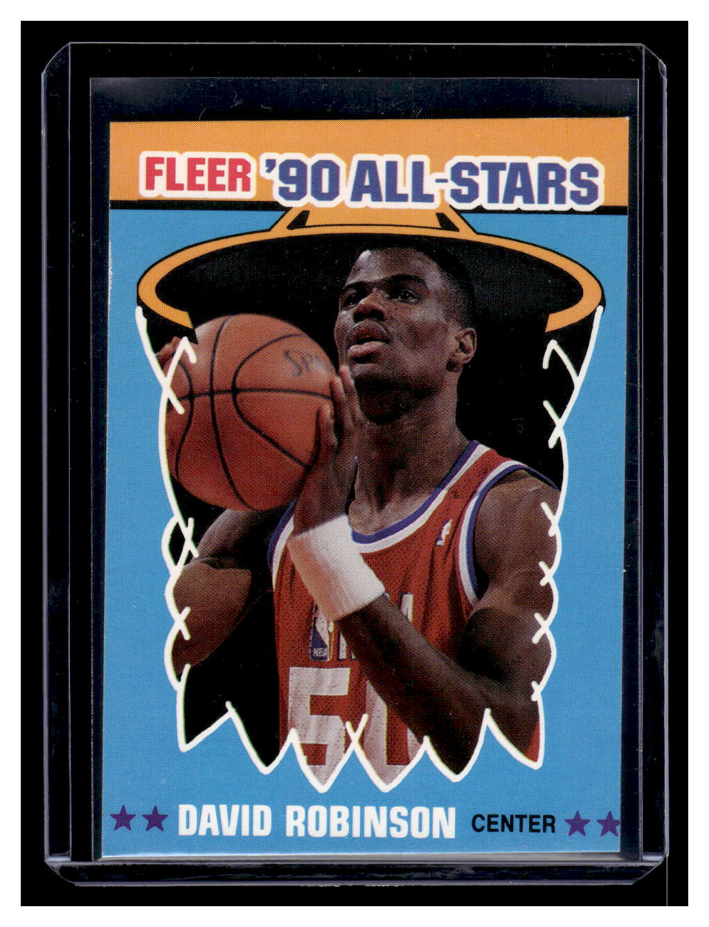 1990 Fleer All-Stars #10 David Robinson (San Antonio Spurs)