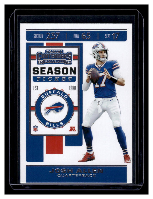 2019 Panini Contenders #3 Josh Allen (Buffalo Bills)