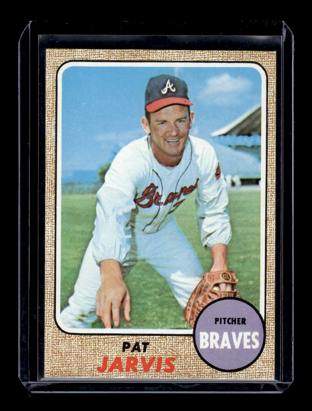 1968 Topps #134 Pat Jarvis (Atlanta Braves)