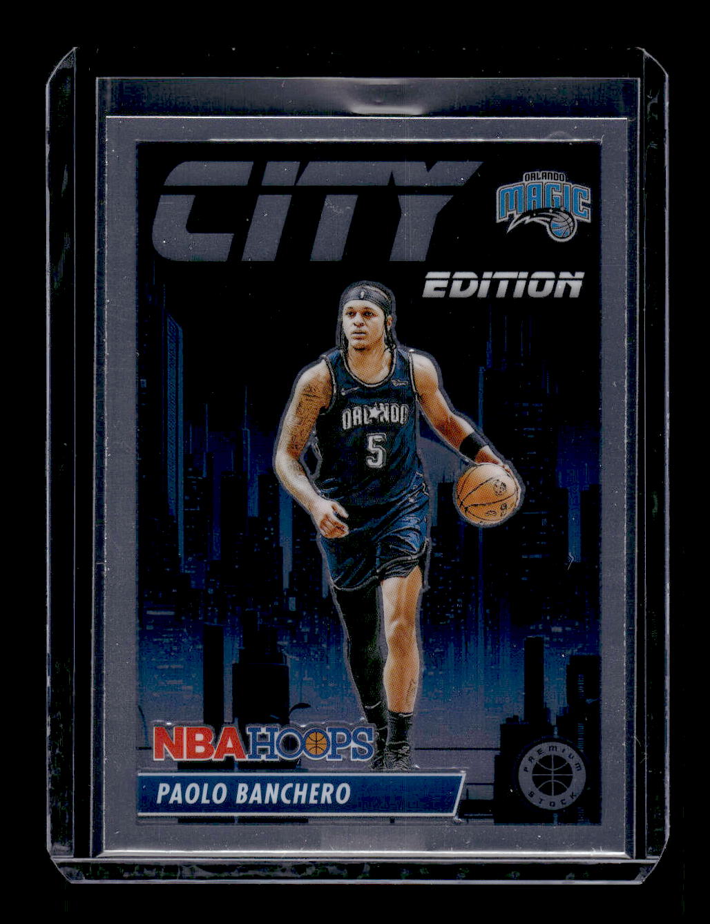 2023-24 Hoops Premium Stock City Edition #10 Paolo Banchero (Orlando Magic)