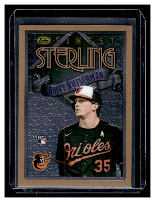 2023 Topps Finest "Sterling" #16 Adley Rutschman Rookie RC (Baltimore Orioles)