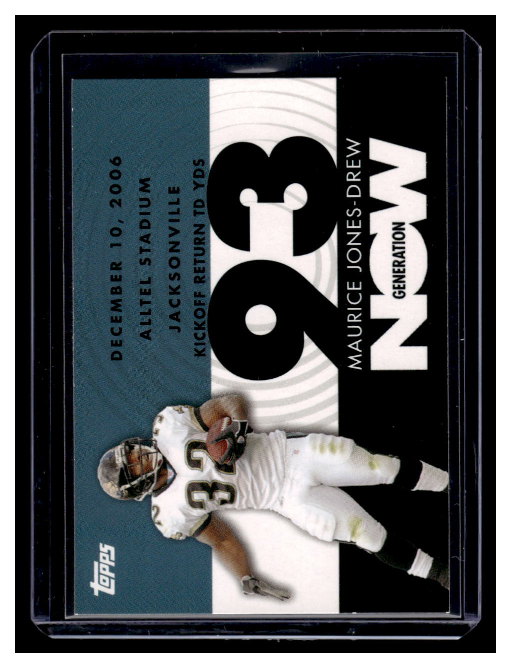 2007 Topps Generations Now #GNMJ4 Maurice Jones-Drew (Jacksonville Jaguars)