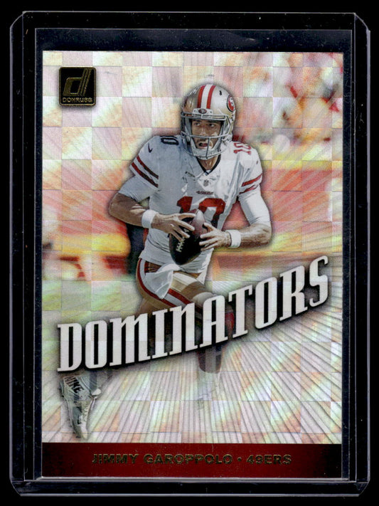 2019 Donruss Dominators #DOM-1 Jimmy Garoppolo (San Francisco 49ers)