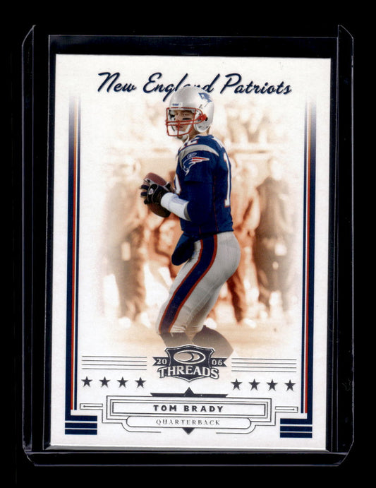 2006 Donruss Threads #63 Tom Brady (New England Patriots)