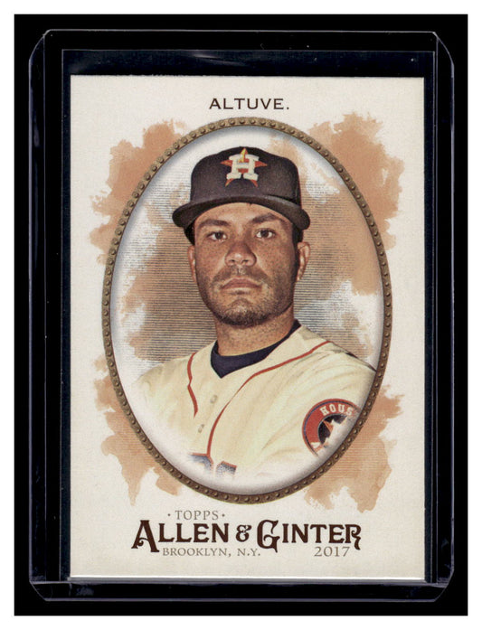 2017 Topps Allen & Ginter #184 Jose Altuve (Houston Astros)