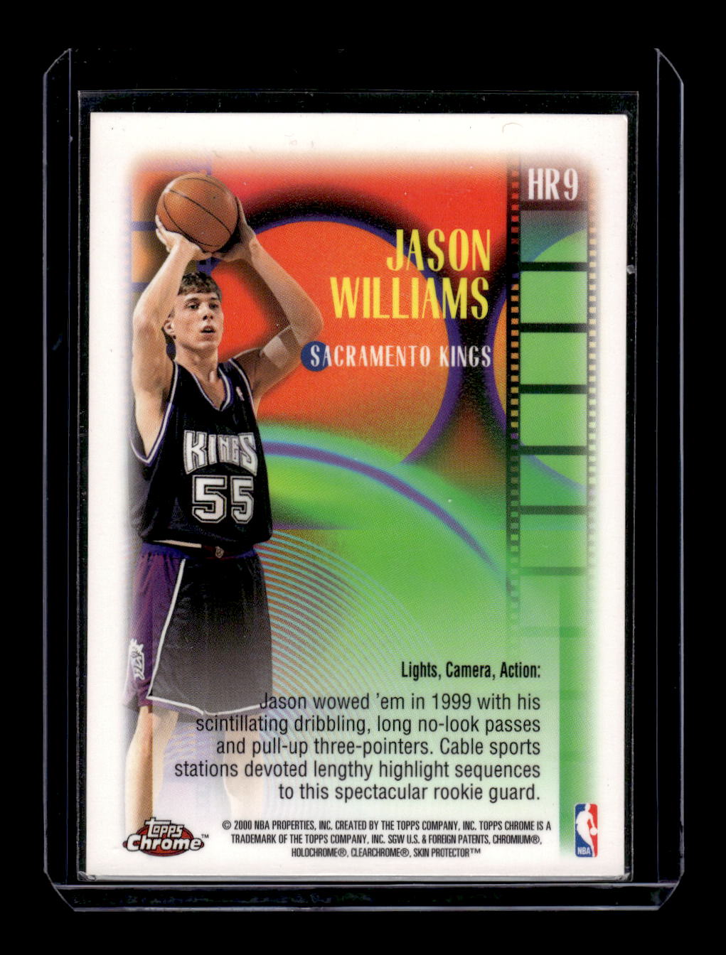 1999-00 Topps Chrome Highlight Reels #HR9 Jason Williams (Sacramento Kings)