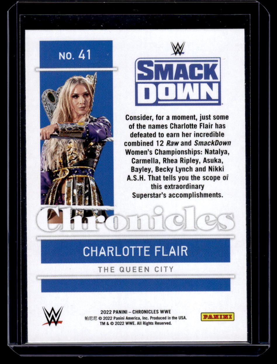 2022 Panini Chronicles WWE Charolette Flair #41