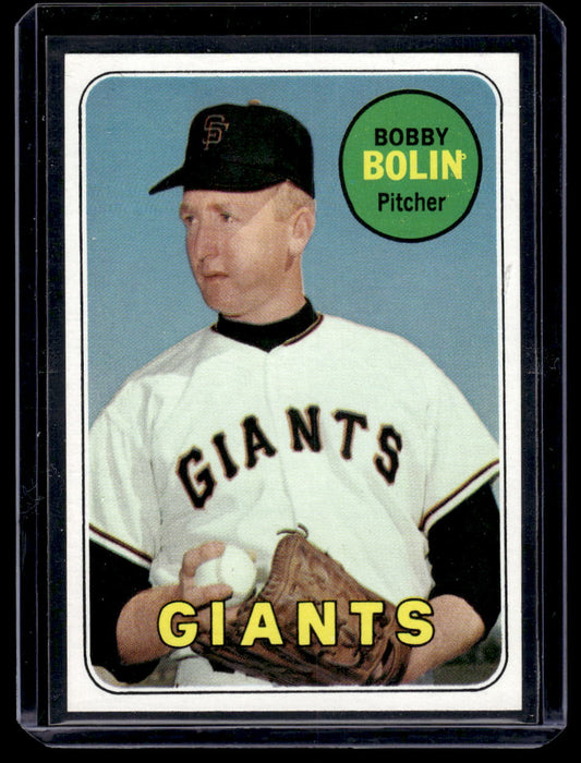 1969 Topps Bobby Bolin Card #505 (San Francisco Giants)