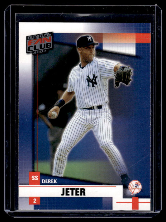 2002 Donruss Fan Club #5 Derek Jeter (New York Yankees)