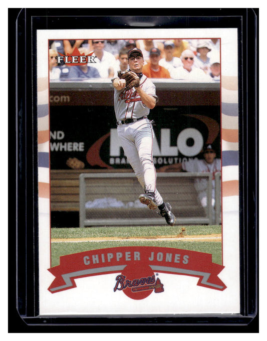 2002 Fleer #142 Chipper Jones (Atlanta Braves)