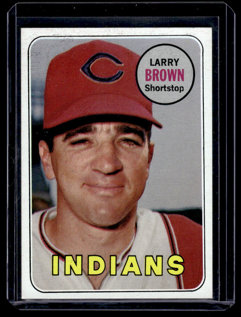 1969 Topps #503 Larry Brown (Cleveland Indians)