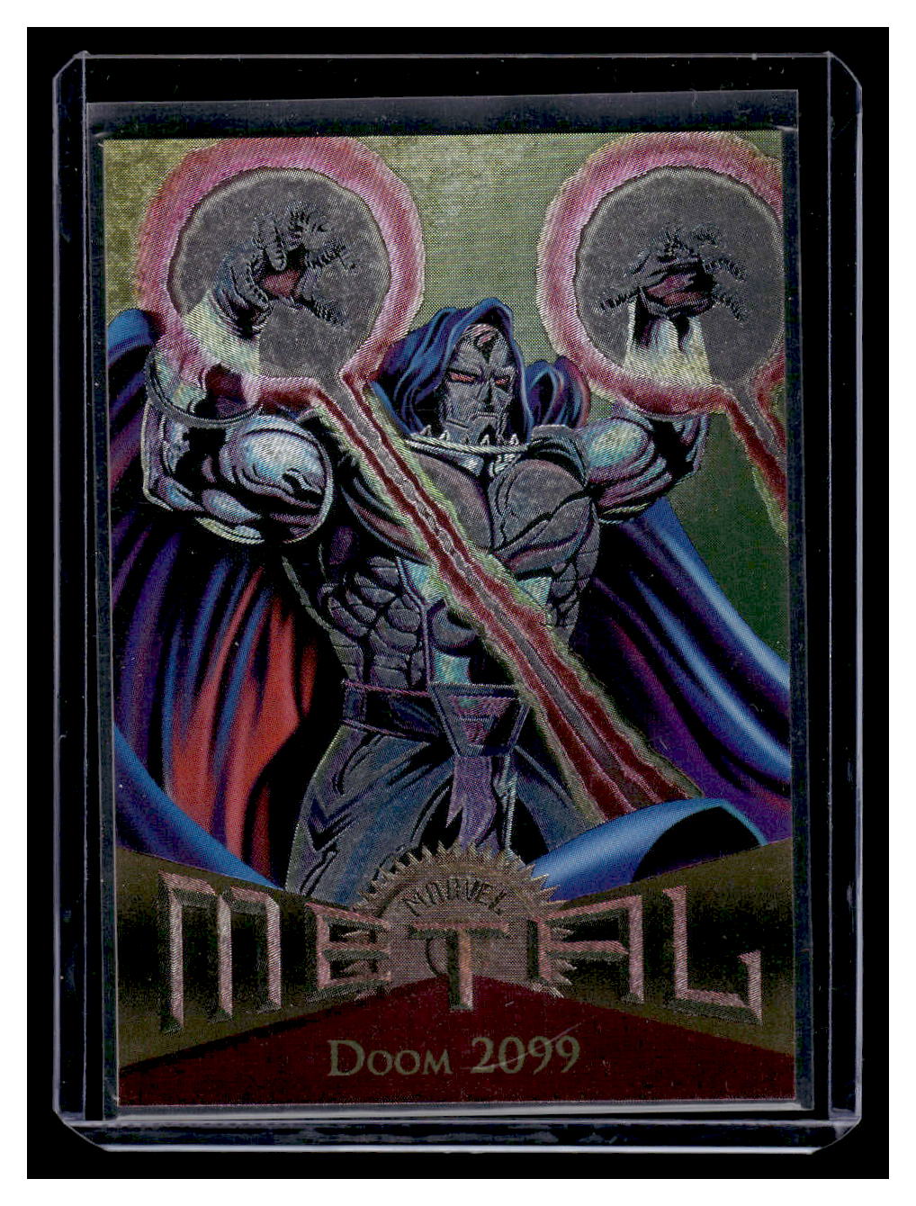 1995 Marvel Metal "Power Grid" Card #45 DOOM 2099