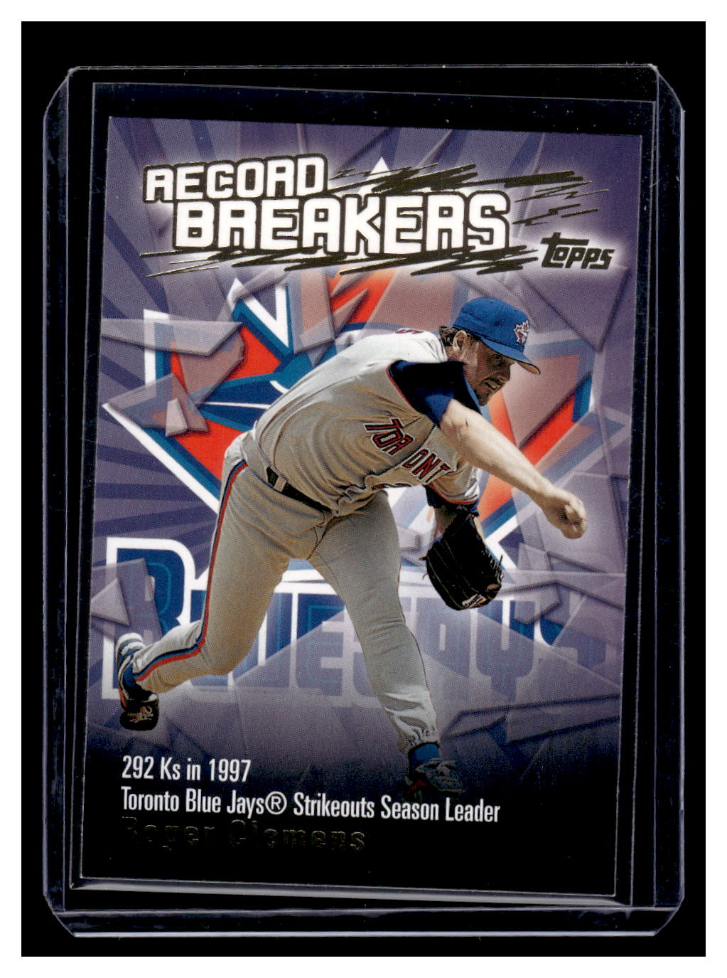 2003 Topps "Record Breaker's Series 1" #RB-RC Rogers Clemens (Toronto Blue James)