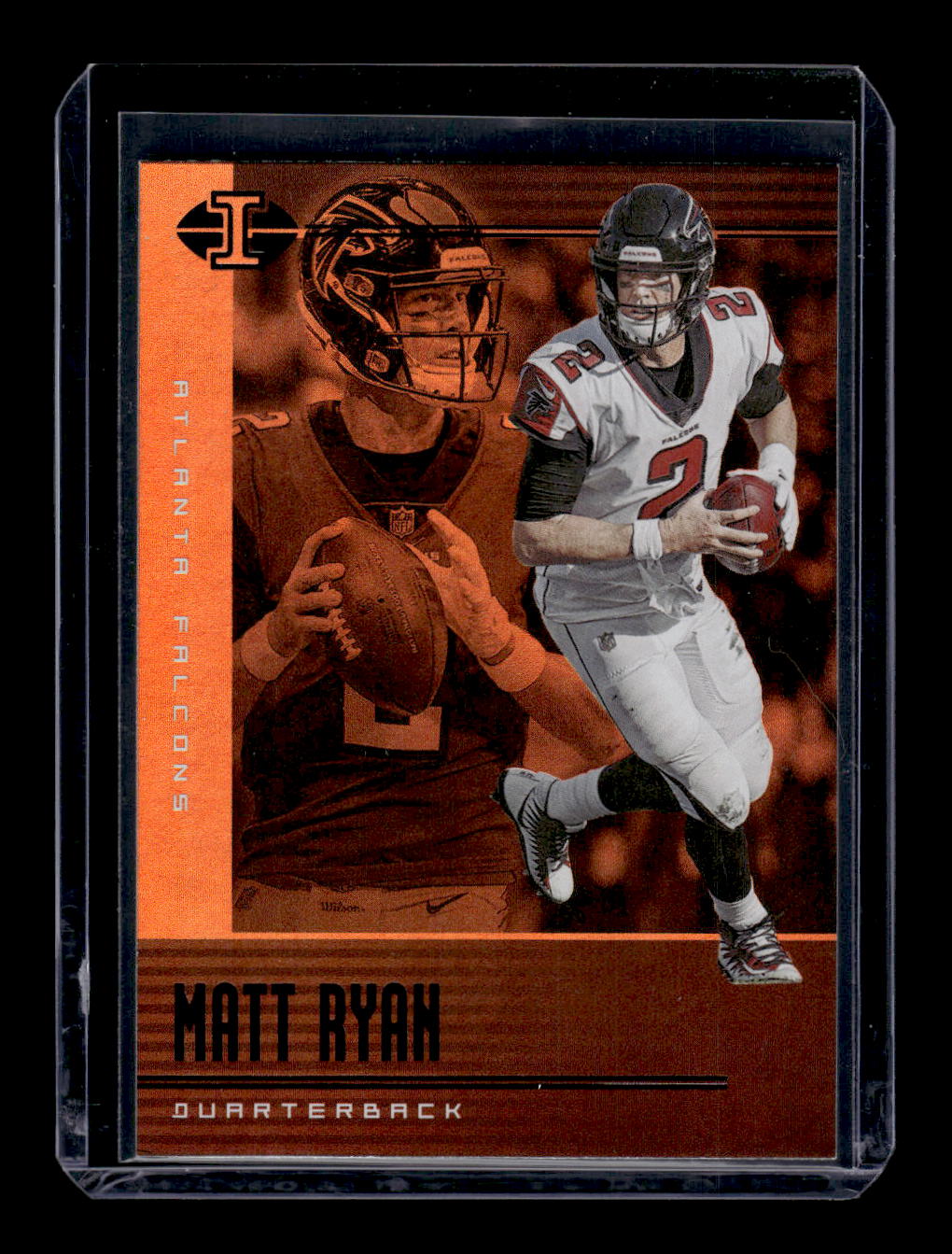 2019 Panini Illusions #41 Matt Ryan Trophy Collection Orange (Atlanta Falcons)