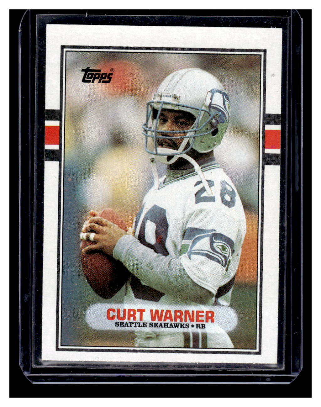 1989 Topps #31 Crut Warner (Seattle Seahawks)