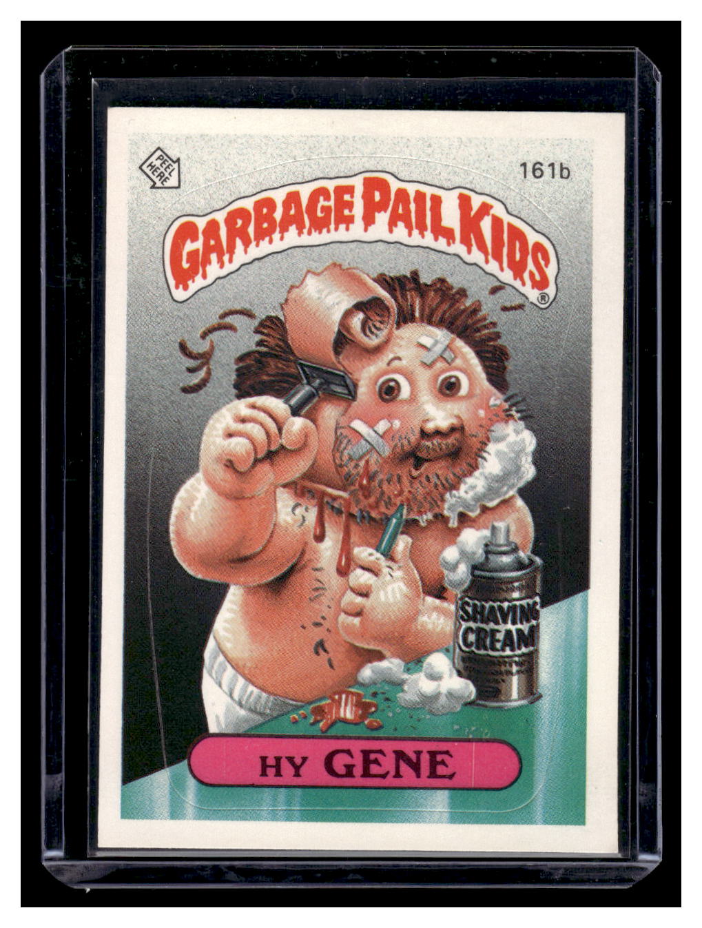 1986 Topps Garbage Pail Kids Hy Gene #161b