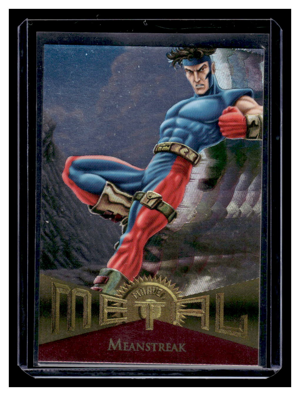 1995 Marvel Metal "Power Grid" Card #49 MEANSTREAK