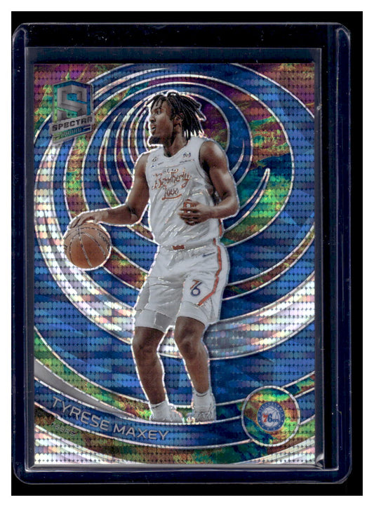 2022-23 Panini Spectra Tyrese Maxey Celestial Prizm #'d /149 (Philadelphia 76ers)