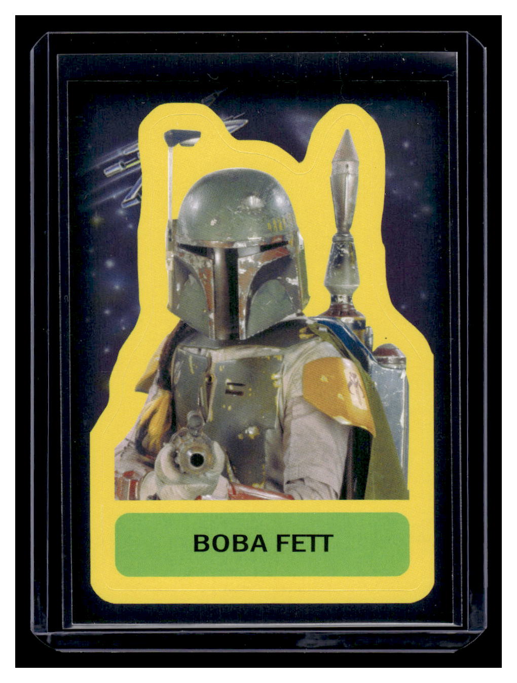 2015 Topps Star Wars Journey to The Force Awakens Stickers Boba Fett #S-15